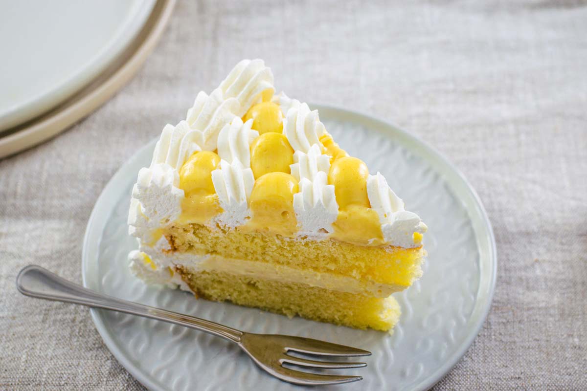 Torta Chantilly Crema Cioccolato Bianco